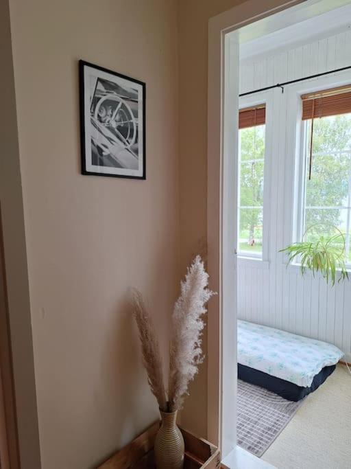 נרוויק Privat Leilighet Pa Gard Med Badstue Og Nordlys מראה חיצוני תמונה